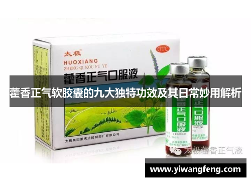 藿香正气软胶囊的九大独特功效及其日常妙用解析